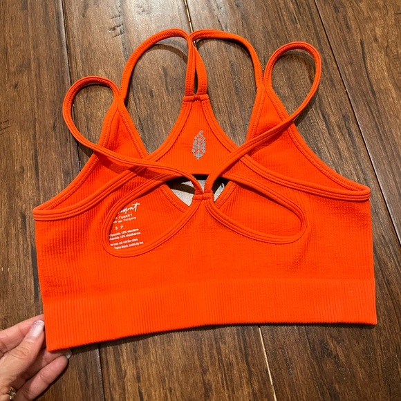 Free People Movement Free Throw Crop Bra Top Size Small New - Picture 10 of 11
